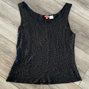 Chan Luu Black Sequin Camisole S